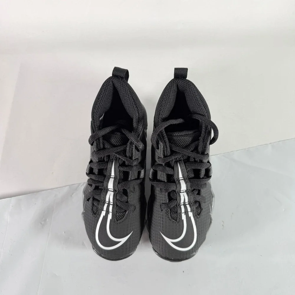 Nike Alpha Menace 3 Shark BG Football Cleats Black Grey Size‎ 10C CV0581-010